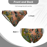 Men's Bikini Underwear Embossed Greens