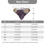 Men's Bikini Underwear Purple Wood