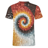 Multi-color Palette Tie Dye Cotton T-shirt 25