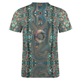 Unisex Abstract Art Cotton T-Shirt