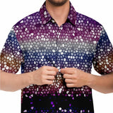 Mosaic Color Palette Button Down Shirt