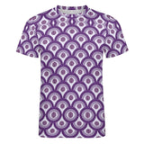 Rainbow Pattern Cotton T-Shirt