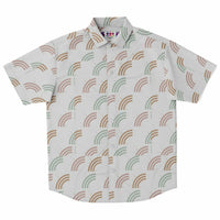 Short Sleeve Button Down Shirt - AOP