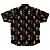 Skeleton Mushroom Button Down