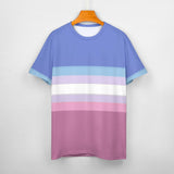 Color Palette Stripes Cotton T-shirt 25
