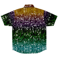 Mosaic Color Palette Button Down Shirt