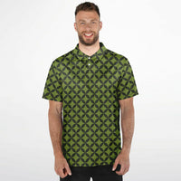 Geometric Star Polo Shirt