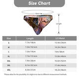 Men's Bikini Underwear Embossed Flower Pattern 3