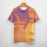 Unisex Paint Stroke Pattern Cotton T-Shirt