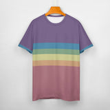 Color Palette Stripes Cotton T-shirt 44