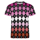 Lesbian Pride Argyle Cotton T-Shirt