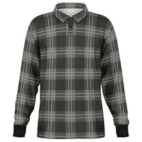 Dark Gray Long Sleeve Polo