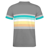 Color Palette Stripes Cotton T-shirt 29