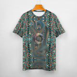 Unisex Abstract Art Cotton T-Shirt