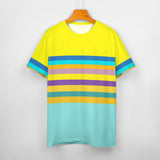 Color Palette Stripes Cotton T-shirt 3