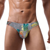 Men's Bikini Underwear Gray  Velvet