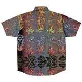 Linen Pattern Embossed Button Down Shirt 8