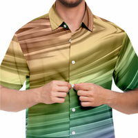 Chrome Ombre Button Down Shirt