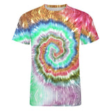 Multi-color Palette Tie Dye Cotton T-shirt 12