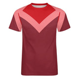 Pride V-neck Illusion Cotton T-Shirt 6