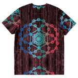 Color Spectrum Geometric T-shirt