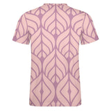 Leaf Pattern Cotton T-Shirt 16