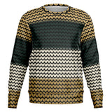 Color Palette Knit Effect Sweatshirt
