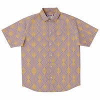 Lavender Gold Sunburst Button Down