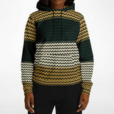 Color Pallette Knit Effect Hoodie