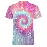 Multi-color Palette Tie Dye Cotton T-shirt 19