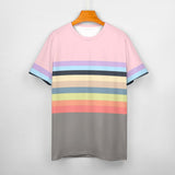 Color Palette Stripes Cotton T-shirt 2
