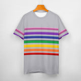 Pride Color Palette Stripes Cotton T-shirt 59