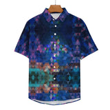 Resurrection Faux Linen Button Down Shirt with chest pocket