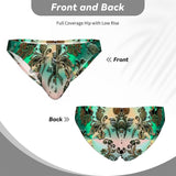 Men's Bikini Underwear Embossed Flower Pattern 5