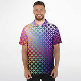 Geometric Star Polo Shirt