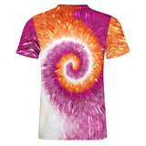 Multi-color Palette Tie Dye Cotton T-shirt 28