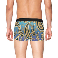 Paisley Pattern Boxer Briefs with Fly