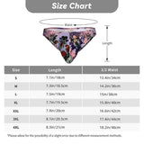 Men's Bikini Underwear Embossed Flower Pattern 1