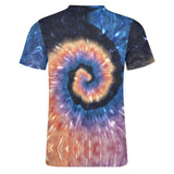 Multi-color Palette Tie Dye Cotton T-shirt 15