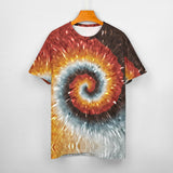 Multi-color Palette Tie Dye Cotton T-shirt 25