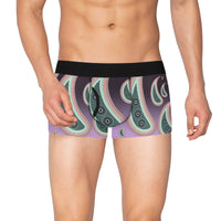 Paisley Pattern Boxer Briefs with Fly