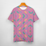 Unisex Half Rainbow  Pattern Cotton T-Shirt