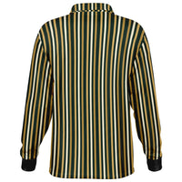 Multi Color Striped Long Sleeve Polo