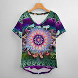 Hippie Faerie V-Neck T-Shirt 6