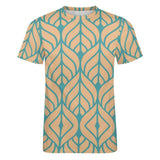 Leaf Pattern Cotton T-Shirt 6