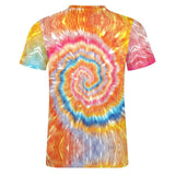 Orange Marmalade Color Palette Tie Tye Cotton T-shirt