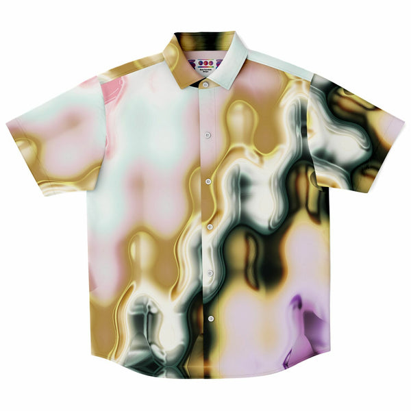 Liquid Chrome Button Down Shirt