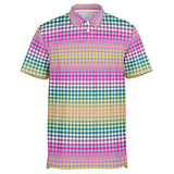 Gradient Polka Dot Polo