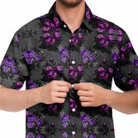 Gothic Floral Button Down