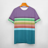 Color Palette Stripes Cotton T-shirt 48